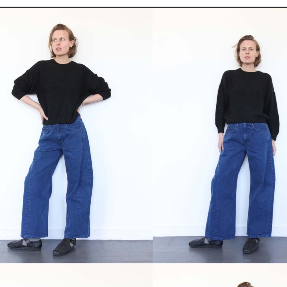B Sides Relaxed Lasso Cut Denim Jean